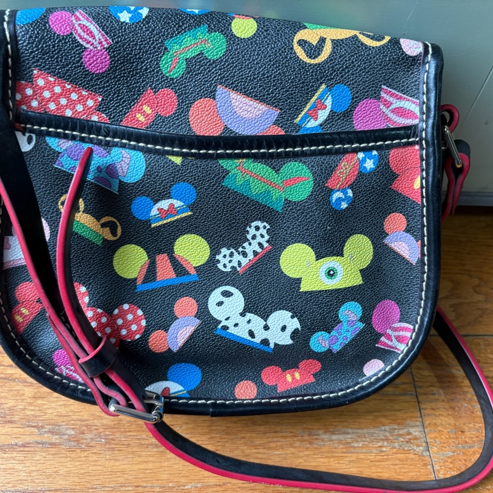 Dooney & Bourke Mickey Mouse Black Crossbody Bag - Picture 3 of 8
